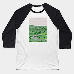 Swaledale, North Yorkshire - looking North Baseball T-Shirt